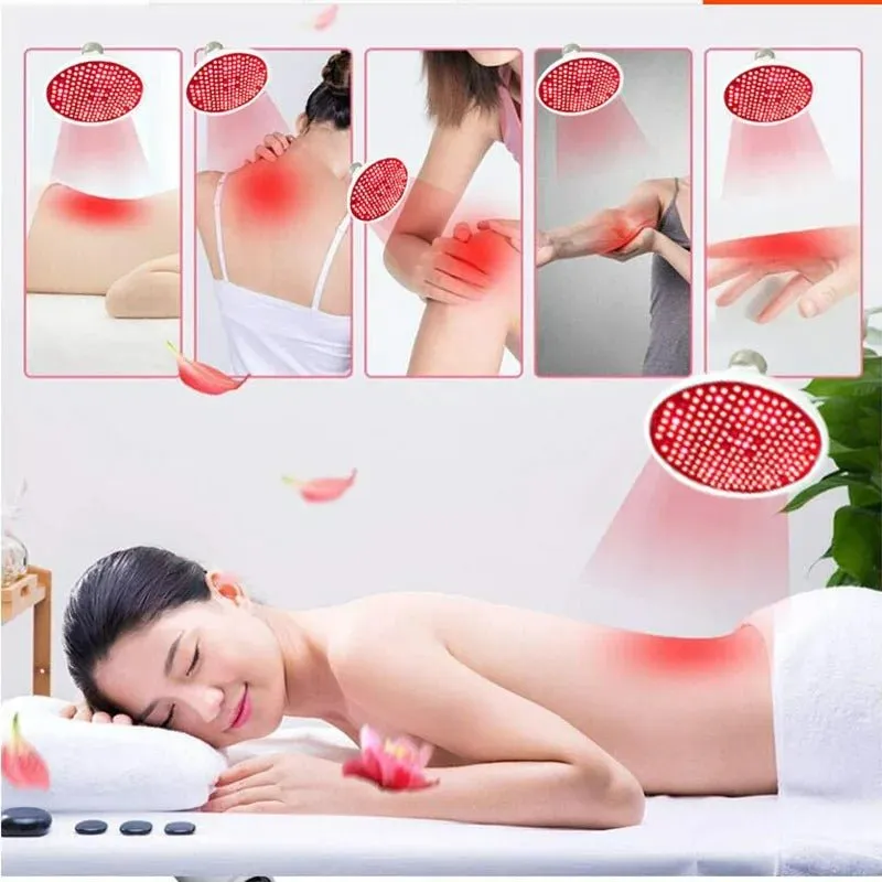 Adjustable Photon Led Face Mask - Red Led Therapy Light Facial Spa Vitamin D Lamp Infrared Therapy Light