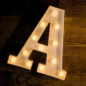 Alphabets Marquee Lights - 22 cm (Select From Drop Down Menu)