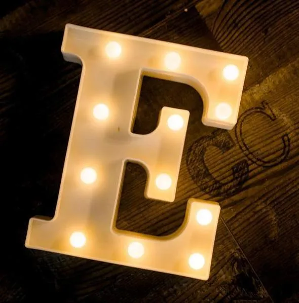 Alphabets Marquee Lights - 22 cm (Select From Drop Down Menu)