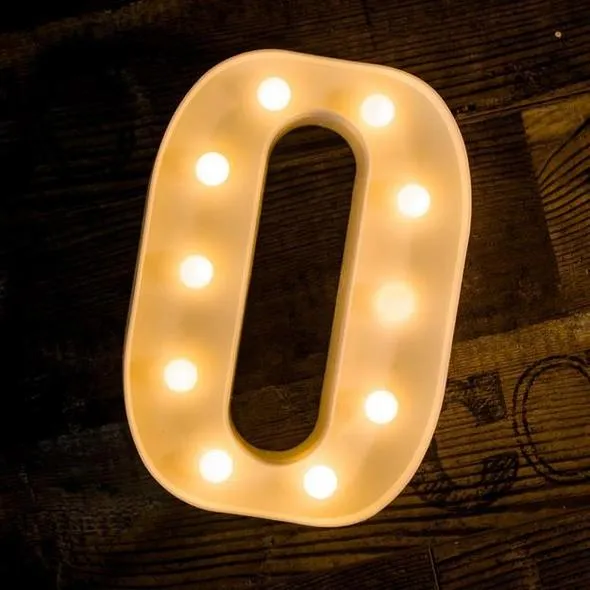 Alphabets Marquee Lights - 22 cm (Select From Drop Down Menu)