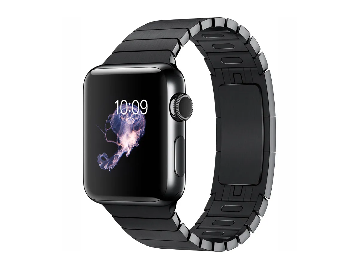 Apple Watch Series 2 38mm Smartwatch (Space Black Stainless Steel Case, Space Black Link Band)