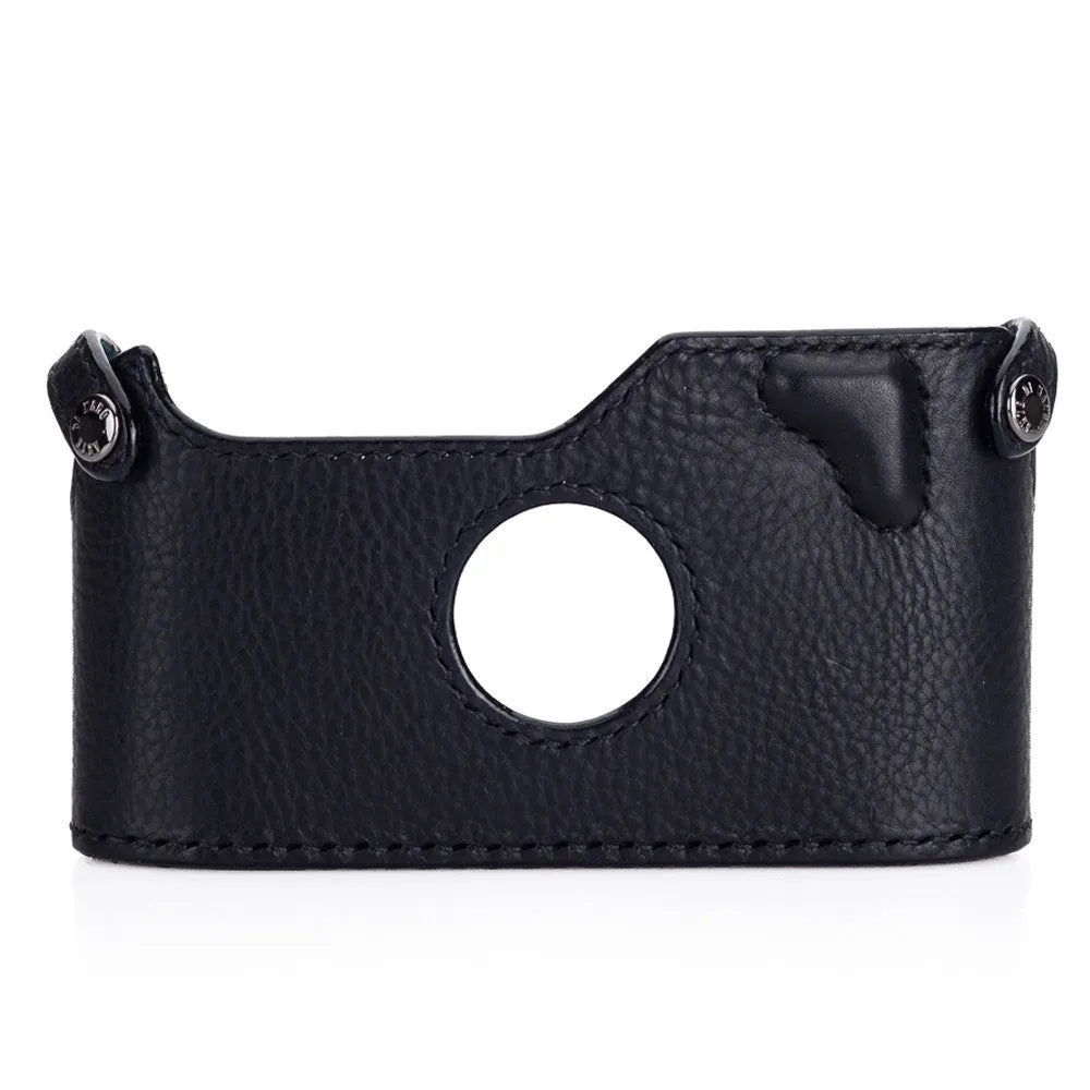 Arte di Mano Half Case for Leica M6, M-A & MP - Minerva Black with Black Stitching