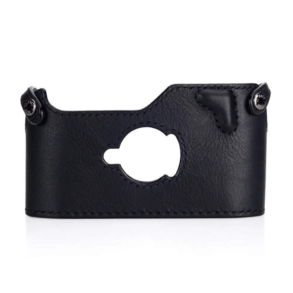 Arte di Mano Half Case for Leica M7 - Minerva Black with Black Stitching