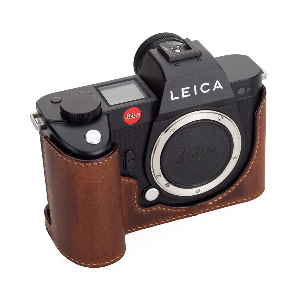 Arte di Mano Half Case for Leica SL2 with Battery Access Door, Open Style - Rally Volpe