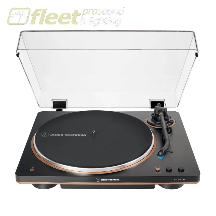 Audio-Technica AT-LP70XBT-BZ Fully Automatic Wireless Belt-Drive Turntable - Black/Bronze