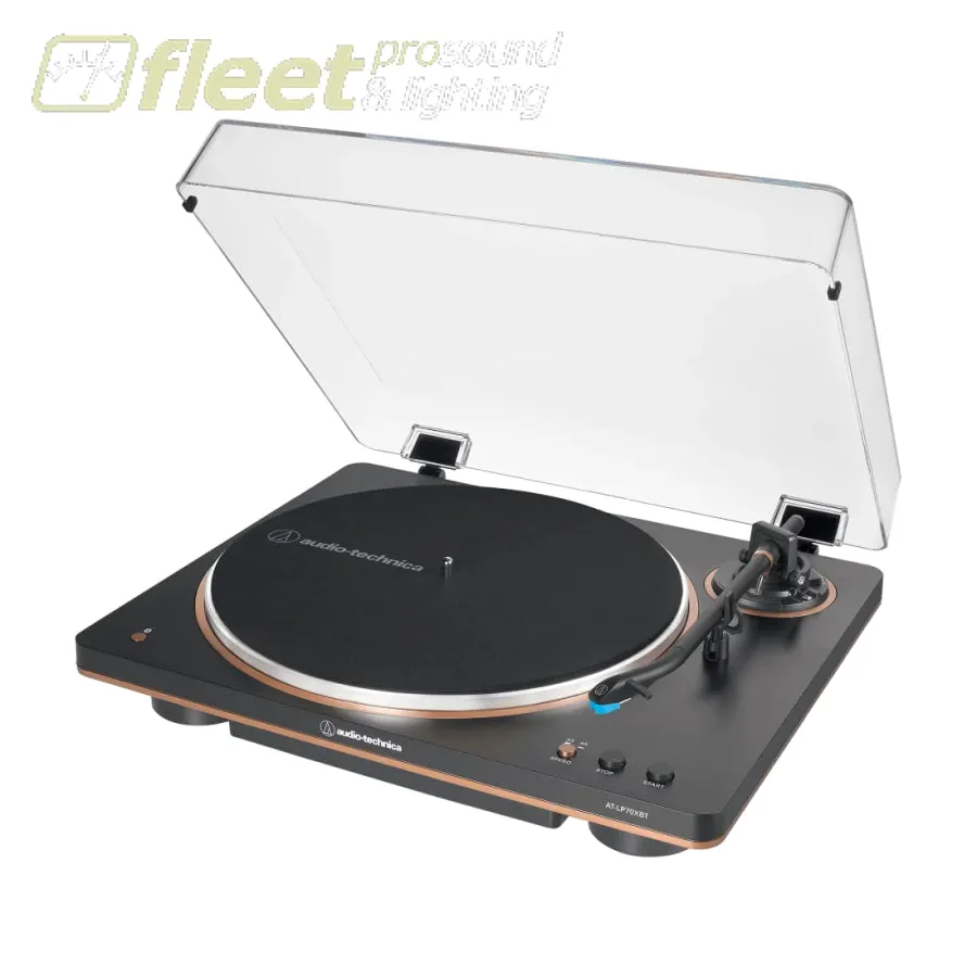 Audio-Technica AT-LP70XBT-BZ Fully Automatic Wireless Belt-Drive Turntable - Black/Bronze