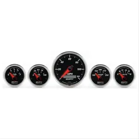 AutoMeter Designer Black II Analog Gauge Kits 1201