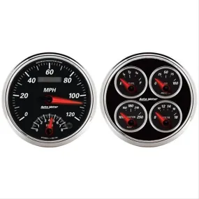 AutoMeter Designer Black II Analog Gauge Kits 1204