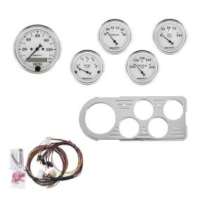 AutoMeter Old Tyme White Series Instrument Clusters 7046-OTW