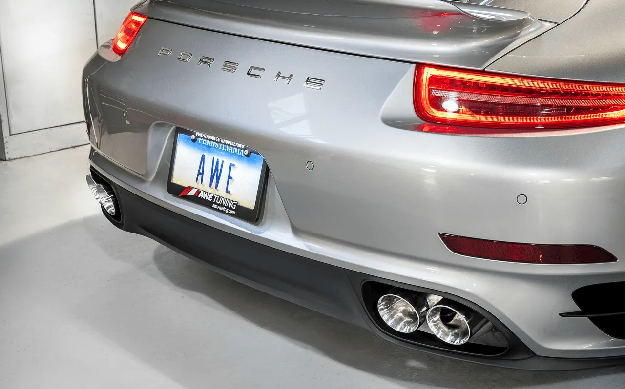 AWE PERFORMANCE EXHAUST SYSTEM FOR PORSCHE 991.1 TURBO AND TURBO S