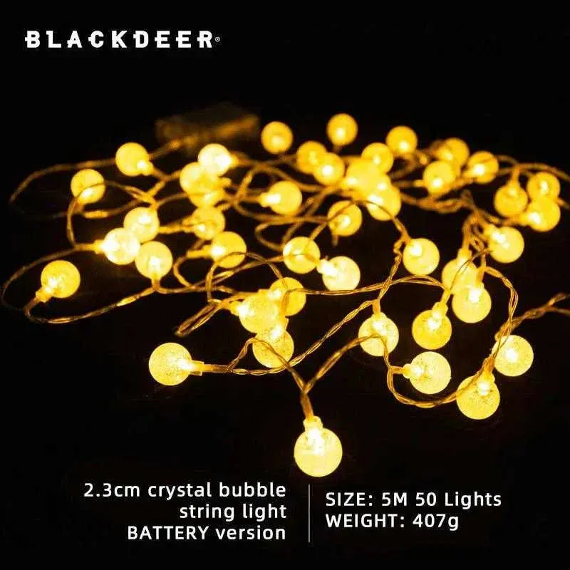 BLACKDEER Solar String Lights Led