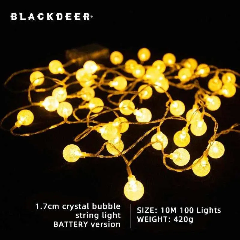 BLACKDEER Solar String Lights Led