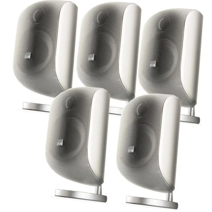 Bowers & Wilkins M-1 Satellite 5.0 AV Speaker Package White