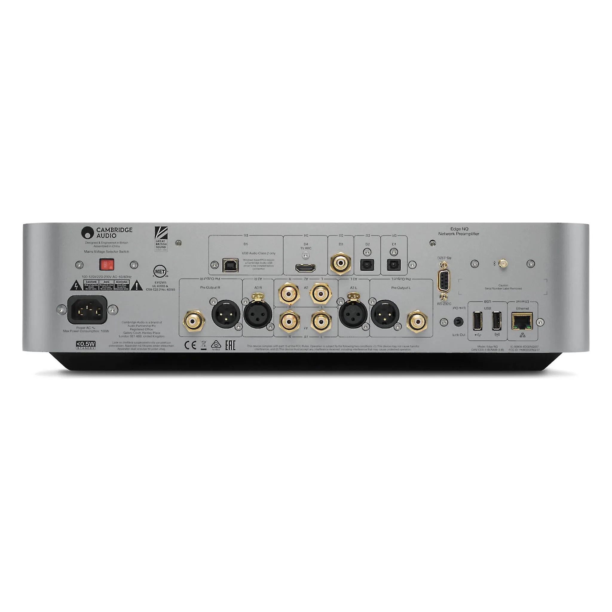 Cambridge Audio Edge NQ - Preamplifier with Network Player