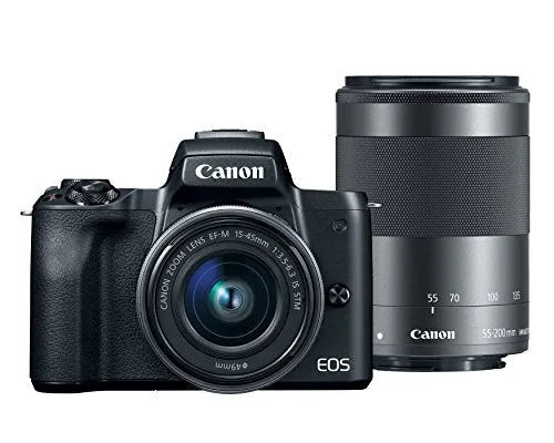 Canon EOS M50 Mirrorless Digital Vlogging Camera - Black