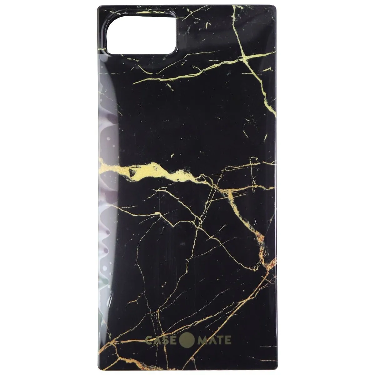 Case-Mate BLOX Case for iPhone SE (2nd Gen) / 8 / 7 - Black Gold Marble