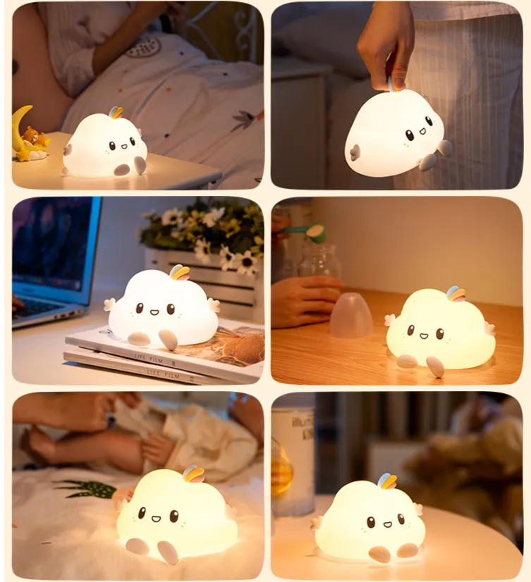 Cute Cloud LED Night Light Baby Sleeping Lamp