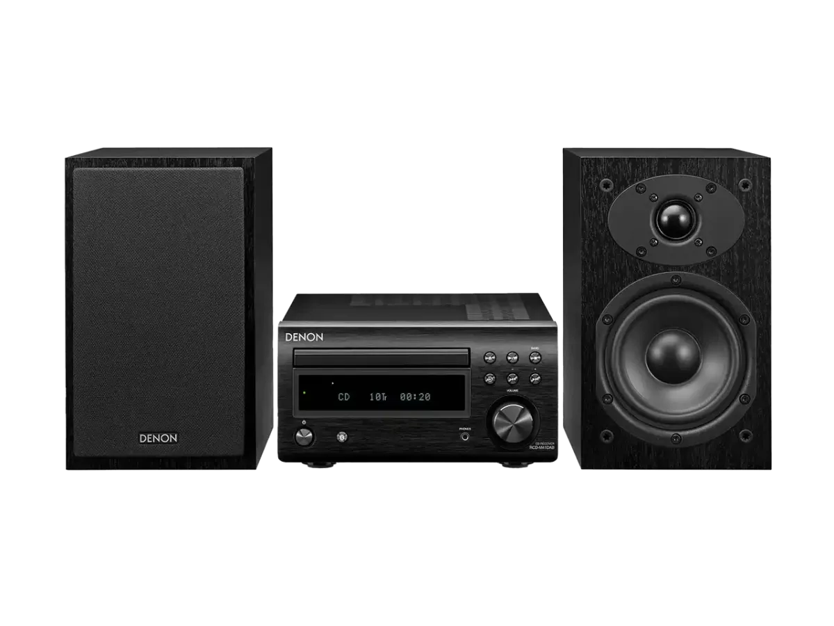 Denon DM41DAB  Mini HiFi System with CD, Bluetooth and FM/DAB Tuner  - Black