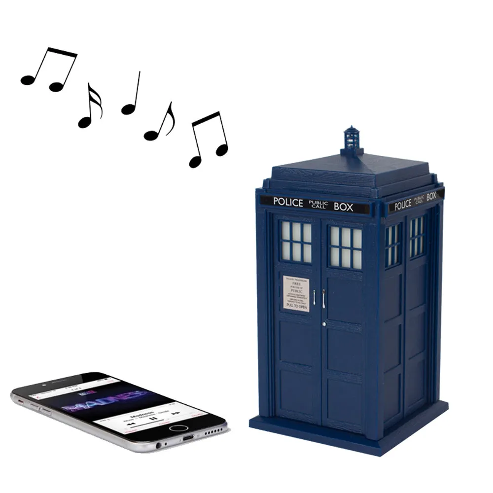 Doctor Who: Tenth Doctor TARDIS Bluetooth Speaker with Lights and Sound Effects