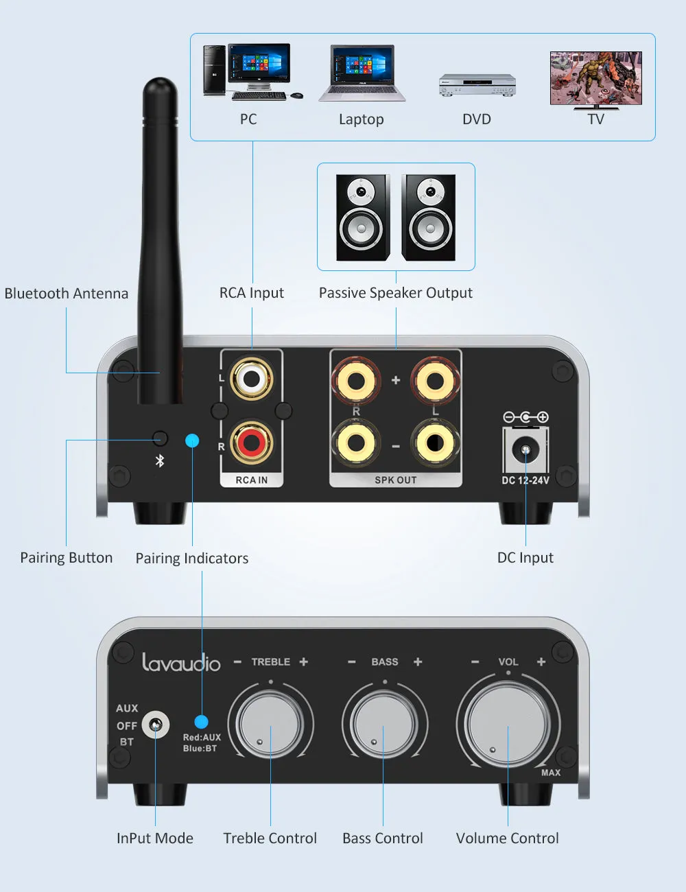 DS300 Hi-Res Audio Amplifier