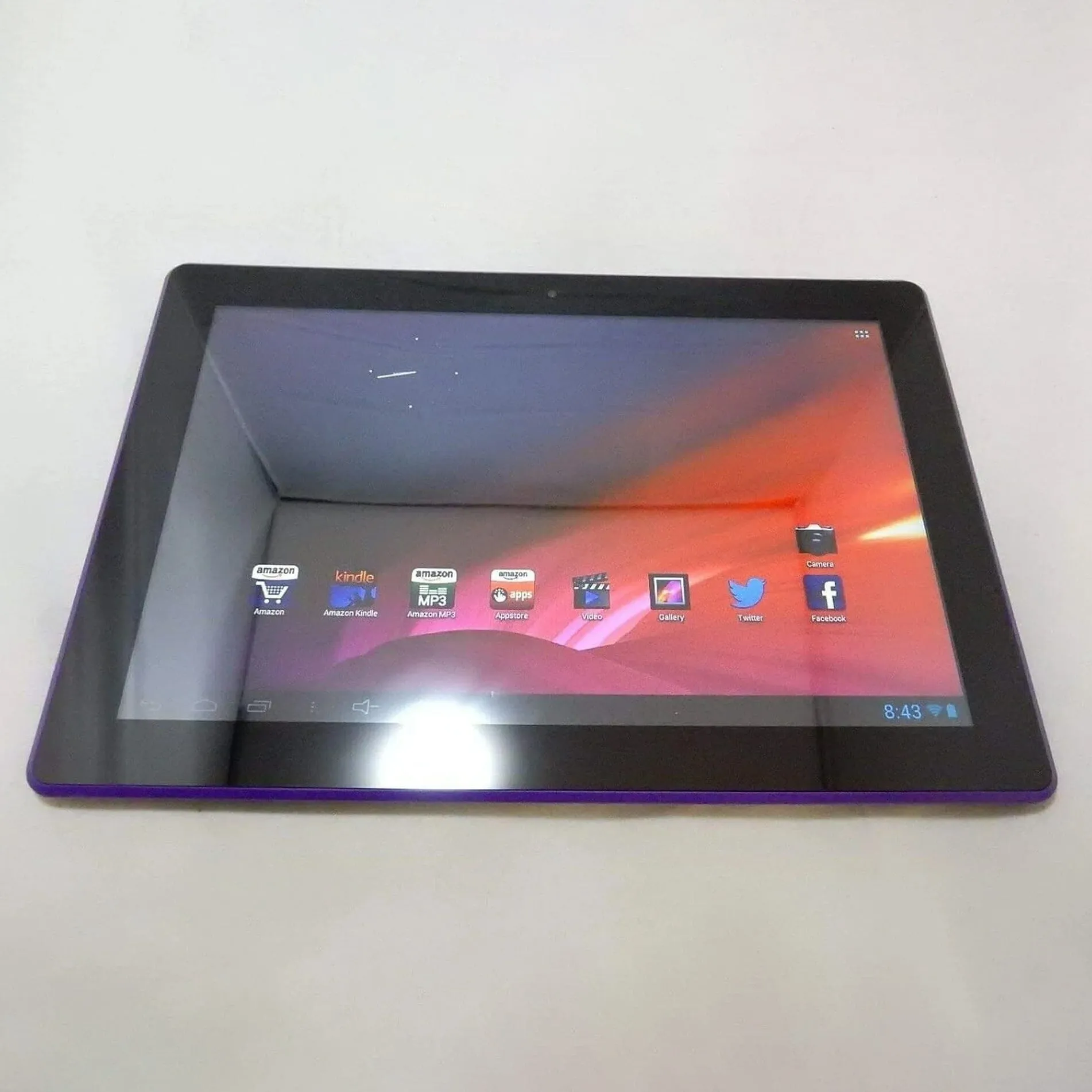 Ematic Cinema Tab ETH103PR 13.3" WXGA Touchscreen Dual-Core Processor 1GB 8GB Android Tablet - Purple