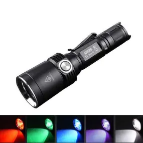 Fitorch MR35 XP-L2 1200Lumens 5lightcolors Rechargeable Portable UV LED Flashlight