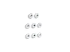 Flexjet White Whirlpool Trim Kit with 8 Jets (10.25" x 6.75" x 5")