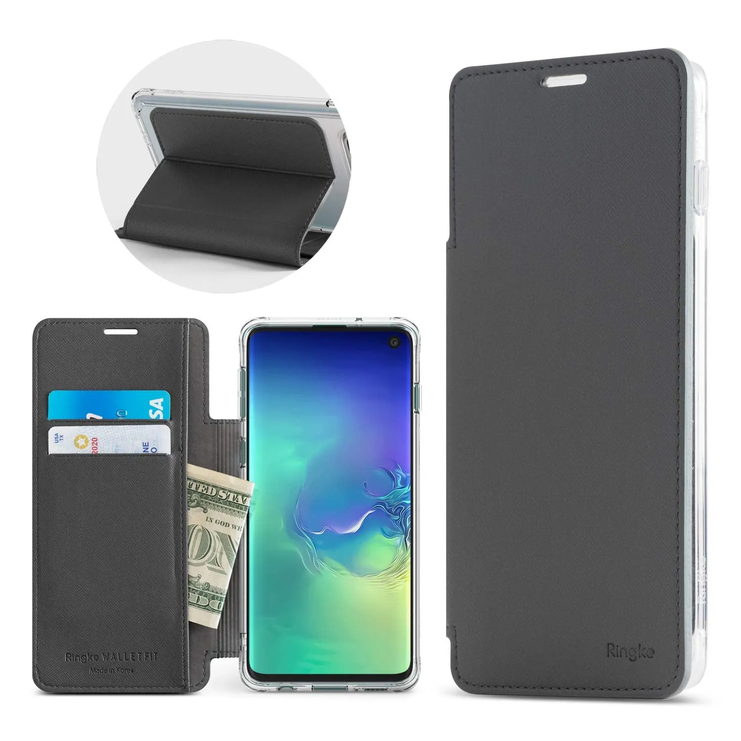 Galaxy S10 Case | Wallet Fit - Ash Gray