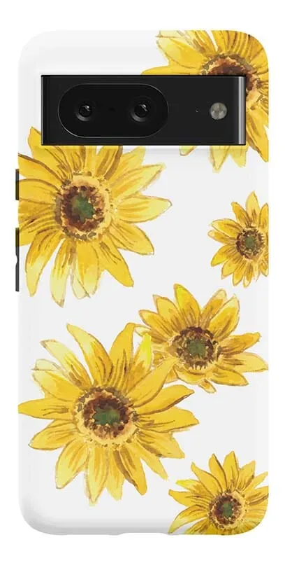 Golden Garden | Yellow Sunflower Floral Google Pixel Case