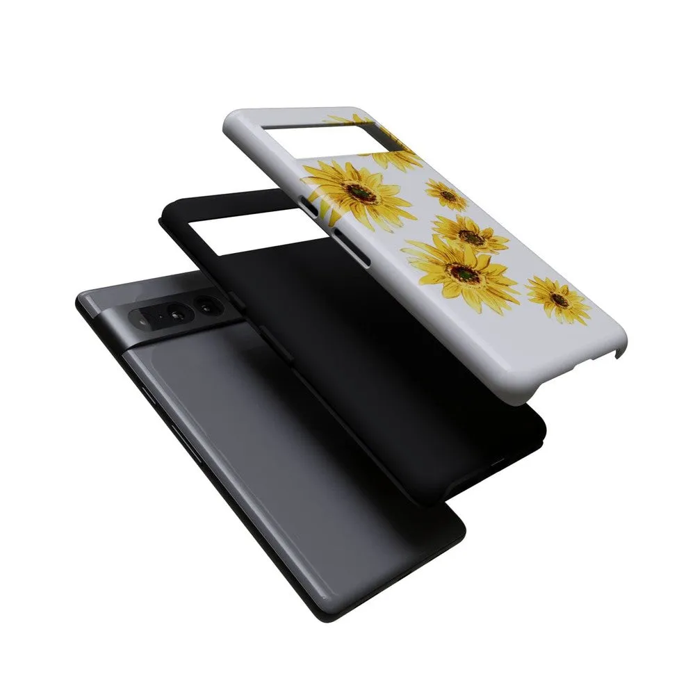 Golden Garden | Yellow Sunflower Floral Google Pixel Case