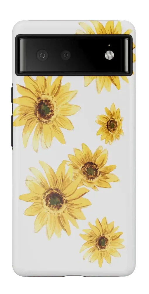 Golden Garden | Yellow Sunflower Floral Google Pixel Case