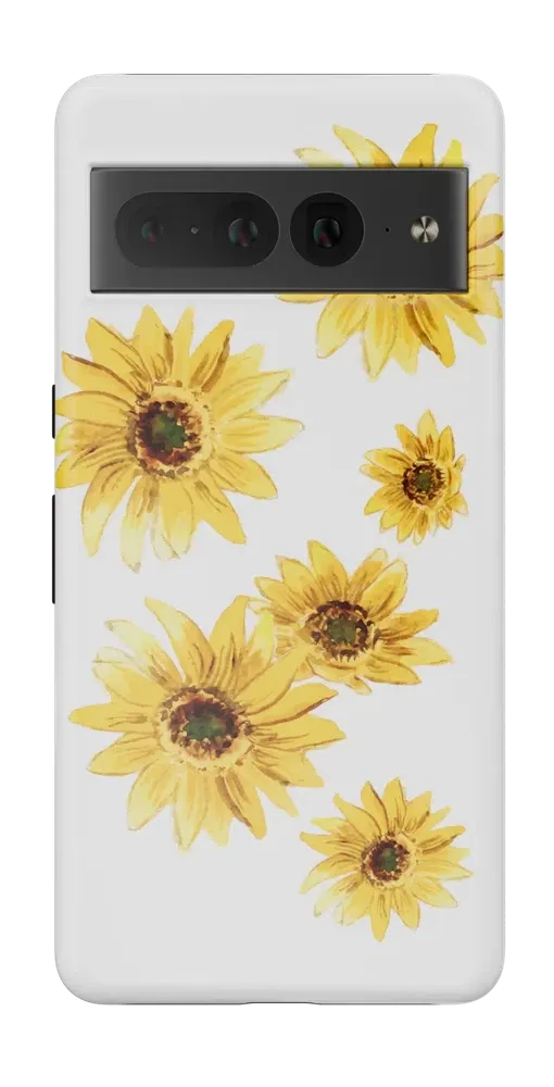 Golden Garden | Yellow Sunflower Floral Google Pixel Case