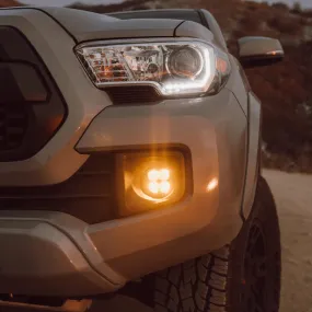 Heretic Amber LED Fog Lights | 2016-2023 Toyota Tacoma