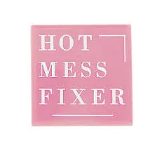 Hot Mess Fixer Lighted Compact Mirror