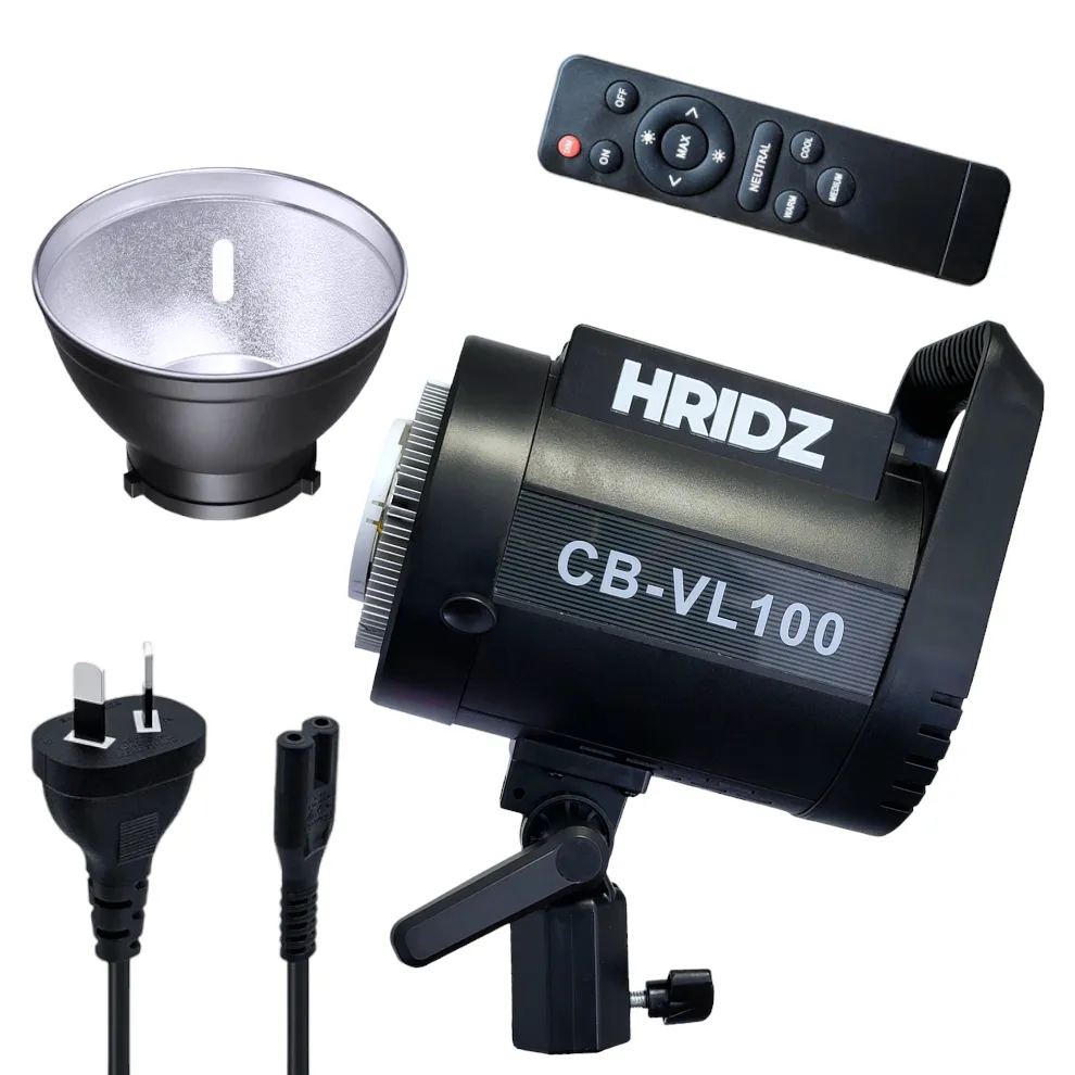 HRIDZ 100W Outdoor LED VL100 Video Light Bi-color with NP-F550 Batteries & Charger