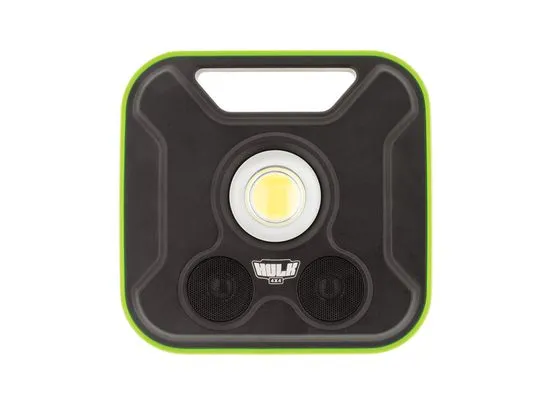 HULK LED WORK LIGHT W/ BLUETOOTH SPEAKERS & TORCH