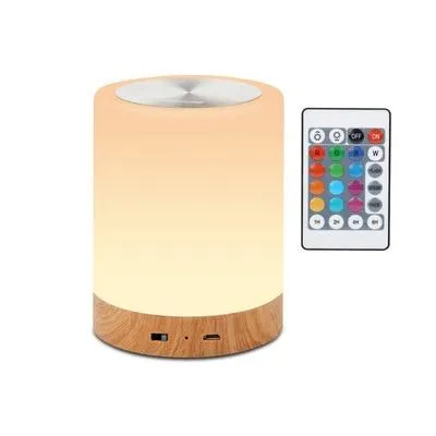 Innovative LED Touch Control Night Light Induction Dimmer Lamp Smart Bedside Lamp RGB Color USB Change Rechargeable Night Lamp