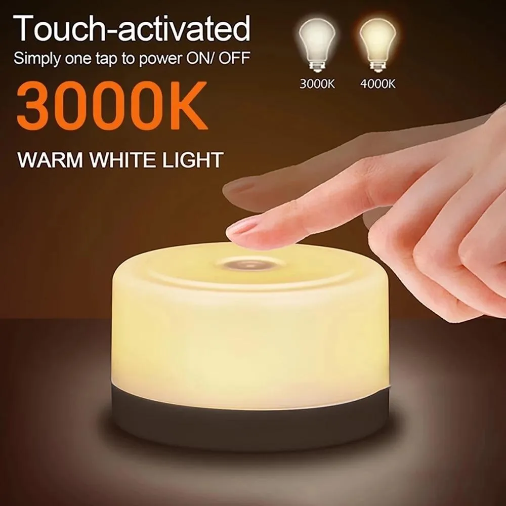 Innovative LED Touch Control Night Light Induction Dimmer Lamp Smart Bedside Lamp RGB Color USB Change Rechargeable Night Lamp