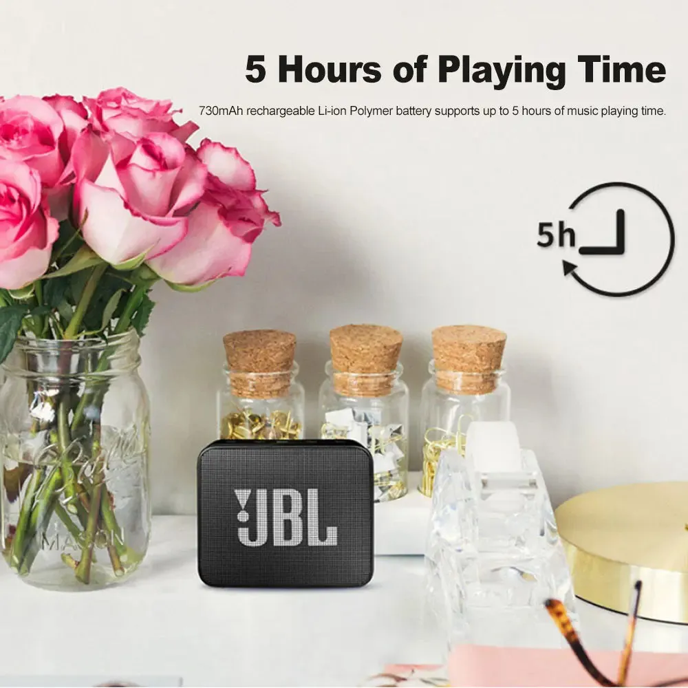 IPX7 Waterproof JBL GO 2 Wireless Bluetooth Speaker for Outdoor -IPX7 Speaker