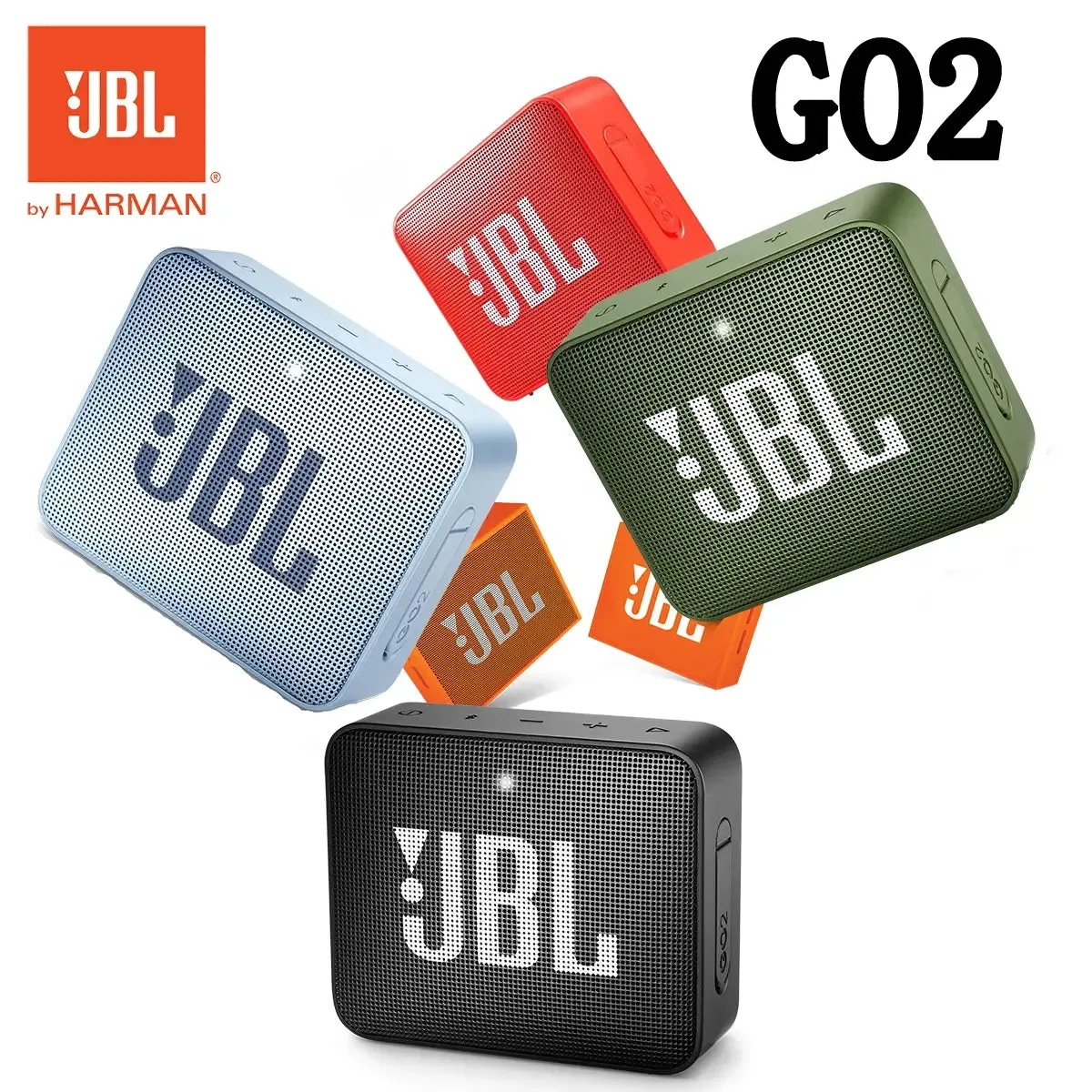 IPX7 Waterproof JBL GO 2 Wireless Bluetooth Speaker for Outdoor -IPX7 Speaker