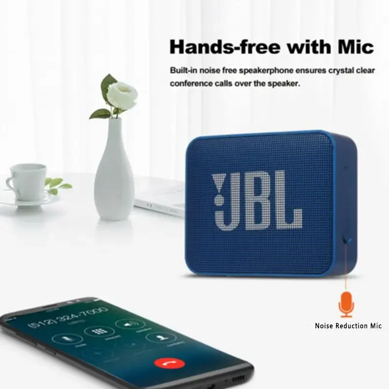 IPX7 Waterproof JBL GO 2 Wireless Bluetooth Speaker for Outdoor -IPX7 Speaker