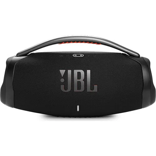 JBL Boombox 3 Black Portable Bluetooth Speaker with Massive Sound, Deepest Bass, IPX7 Waterproof, 24H Playtime, PartyBoost