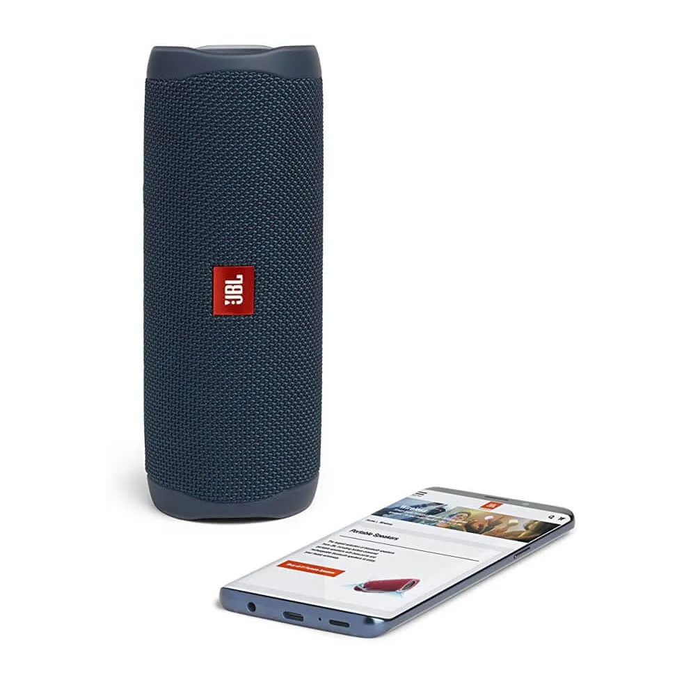 JBL Flip 5 Portable Speaker, Blue