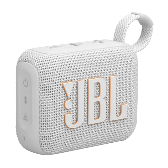 JBL GO 4 Ultra-Portable Bluetooth Speaker (White)