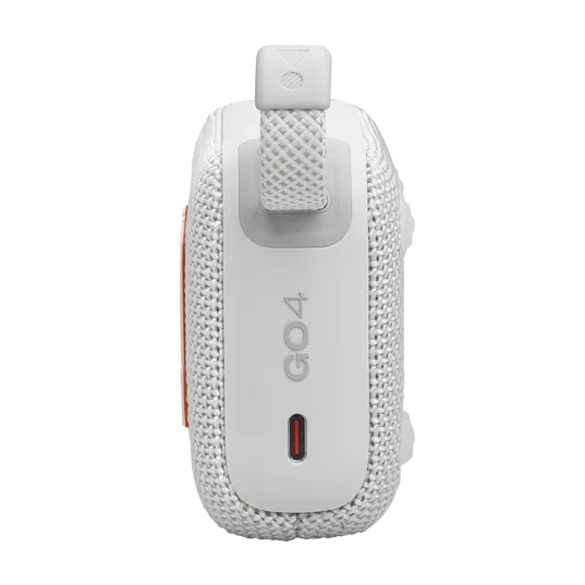 JBL GO 4 Ultra-Portable Bluetooth Speaker (White)