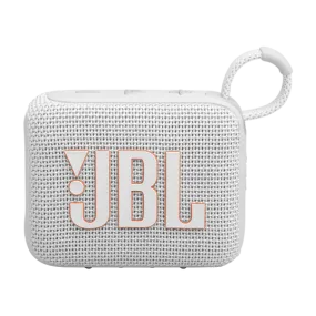 JBL GO 4 Ultra-Portable Bluetooth Speaker (White)