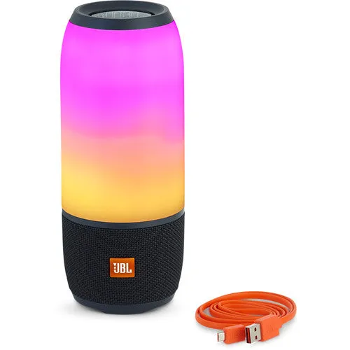 JBL Pulse 3 Portable Bluetooth Speaker (Black)