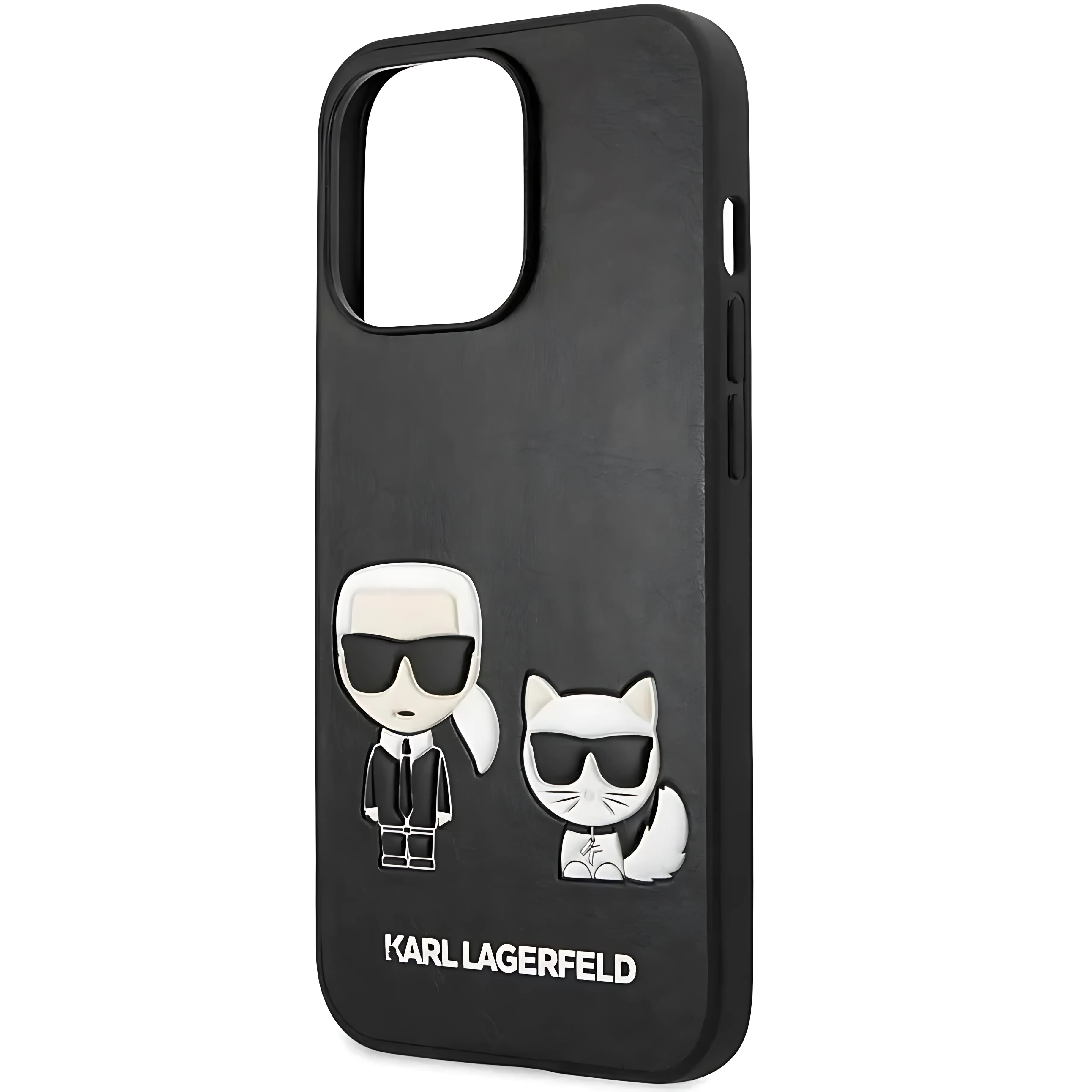 Karl Lagerfeld PU Leather Case Karl & Choupette Bodies Embossed