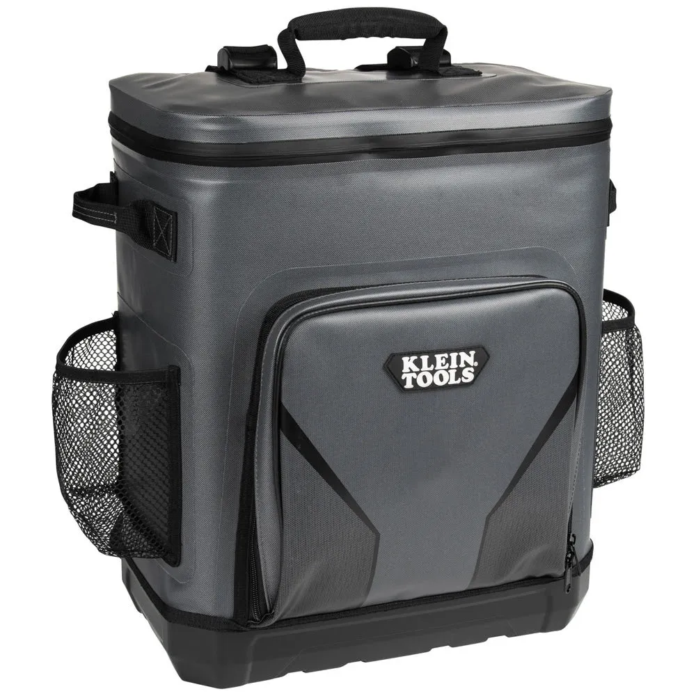 Klein 62810BPCLR Backpack Cooler, Insulated, 30 Can Capacity