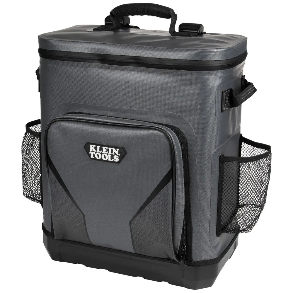 Klein 62810BPCLR Backpack Cooler, Insulated, 30 Can Capacity